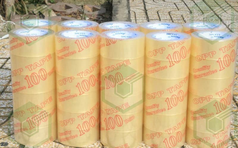 Băng Keo Đục 5Cm 100 Yard (Cây 1Kg/6 Cuộn) - Bao Bì Thành Phát